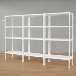 왕자 80 트리플타공선반(화이트) 4단 (선택형)