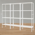 왕자 80 트리플타공선반(화이트) 4단 (선택형)