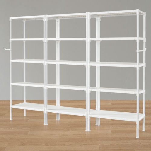 왕자 80 트리플타공선반(화이트) 5단 (선택형)