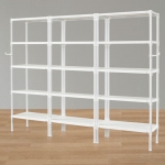 왕자 80 트리플타공선반(화이트) 5단 (선택형)