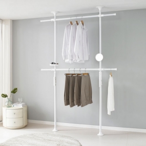 (2025년 신제품) 왕자 프리미엄 레버킹 2단 행거 (38mm)