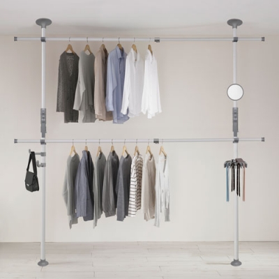 (2025년 신제품) 왕자 찐쎈 프리미엄 레버킹 2단행거 45mm 선택형