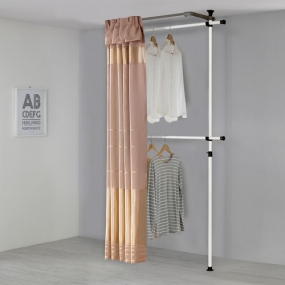 왕자 심플 2단 커튼 행거 선택형 B