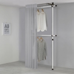 왕자 심플 2단 커튼 행거 선택형 A