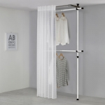 왕자 심플 2단 커튼 행거 선택형 A