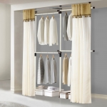 왕자 심플 4단 커튼 행거 선택형