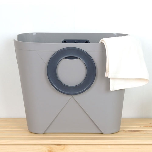 왕자행거 디자인 세탁바구니 1개입