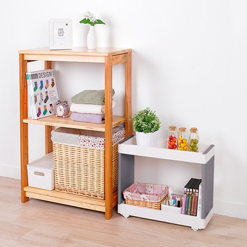 왕자행거 슬림 카트 2단 3단