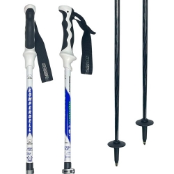 컴퍼델 스키폴 2425 KOMPERDELL Nationalteam Carbon 길이조절폴 KOR LTD Blue GrossyBlack