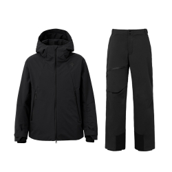 25/26 ALPINE 1 S.I.O INSULATED JACKET BLK  +  S.I.O INSULATED PANTS BLK