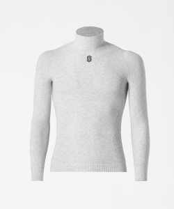 [SILVERSKIN] Stay Warm - Long Sleeve High Neck pearl grey