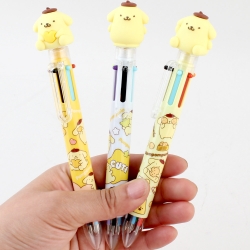 산리오 폼폼푸린 피규어 6색 볼펜