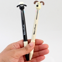 월레스와 그로밋 피규어 3색 볼펜