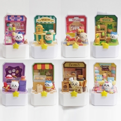 먼작귀 디오라마 시리즈 콤팩트샵(8개/1박스 단위)