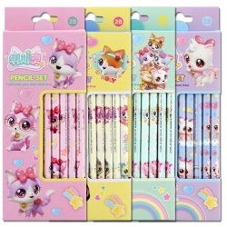 위시캣 5본 연필세트