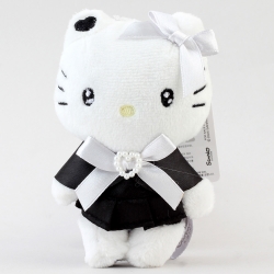 산리오 블랙하트 인형 가방걸이 8cm