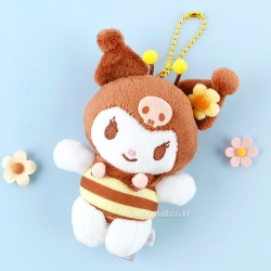 산리오 꿀벌 인형 가방고리 8cm (쿠로미)