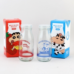 짱구 밀크 글라스 보틀 250ml