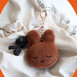 미피 잠자는 멜라니 얼굴 키링(브라운)