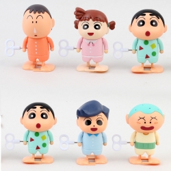 짱구 꿈꾸는 파자마 태엽 피규어(6개/판단위)