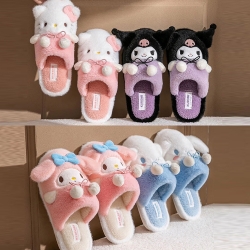 산리오 전신 인형 털 슬리퍼 240mm