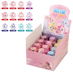 프린세스 캐치티니핑 워터볼 토이 스탬프(12개/박스단위)