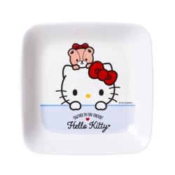 산리오 헬로키티 정사각 플레이트/멜라민 식기