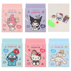 산리오 아크릴 보석 십자수 키링 (10개/박스단위)