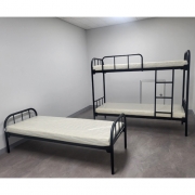 기숙사침대 철제 철재 침대 1층 2층 국내제작 합숙소