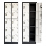 철제 개인 사물함 락커장 물품보관함 개인 관물함 10인용 투톤