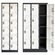 철제 개인 사물함 락커장 물품보관함 개인 관물함 12인용 투톤