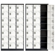 철제 개인 사물함 락커장 물품보관함 개인 관물함 21인용 투톤 캐비넷
