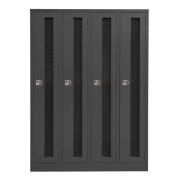 아이언가구 철제 캐비넷 4인용 기숙사 사무실 철망 락커 기본색 W900 W1190