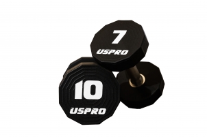 [USPRO] 12각 웨이브 우레탄 아령 3kg~20kg