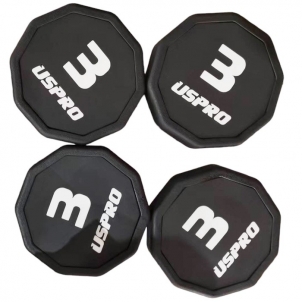 [USPRO] 10각 우레탄 아령 50kg