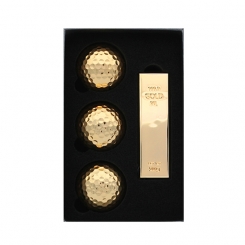 [VERTINI] 스페셜 기프트 세트 24K gold 도금 골든볼 3구+골드바