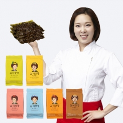 김이상궁 광천김 명란 카레 새우 치즈 와사비 맛김 도시락김 구운김 30봉 세트