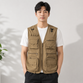 멀티포켓 낚시 캠핑 조끼