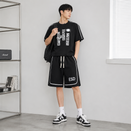 남성 HI 프린팅 여름 트레이닝 SET