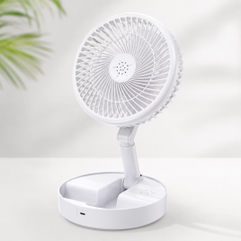 높이조절 폴딩 선풍기, 화이트