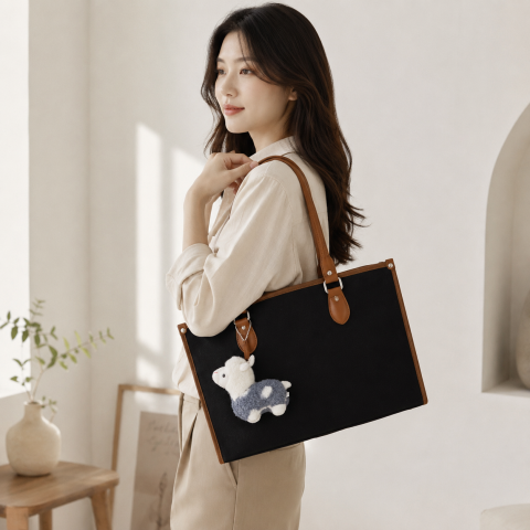 데일리 캔버스 쇼퍼백