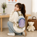 퍼플 경량 백팩
