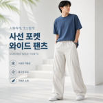 여름 시원한 와이드 팬츠