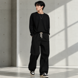 데일리 컴포트 와이드팬츠