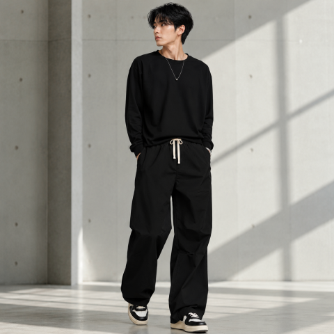 데일리 컴포트 와이드팬츠