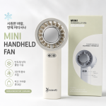 아이스쿨 휴대용 미니 선풍기 화이트
