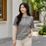골지 카라 티셔츠