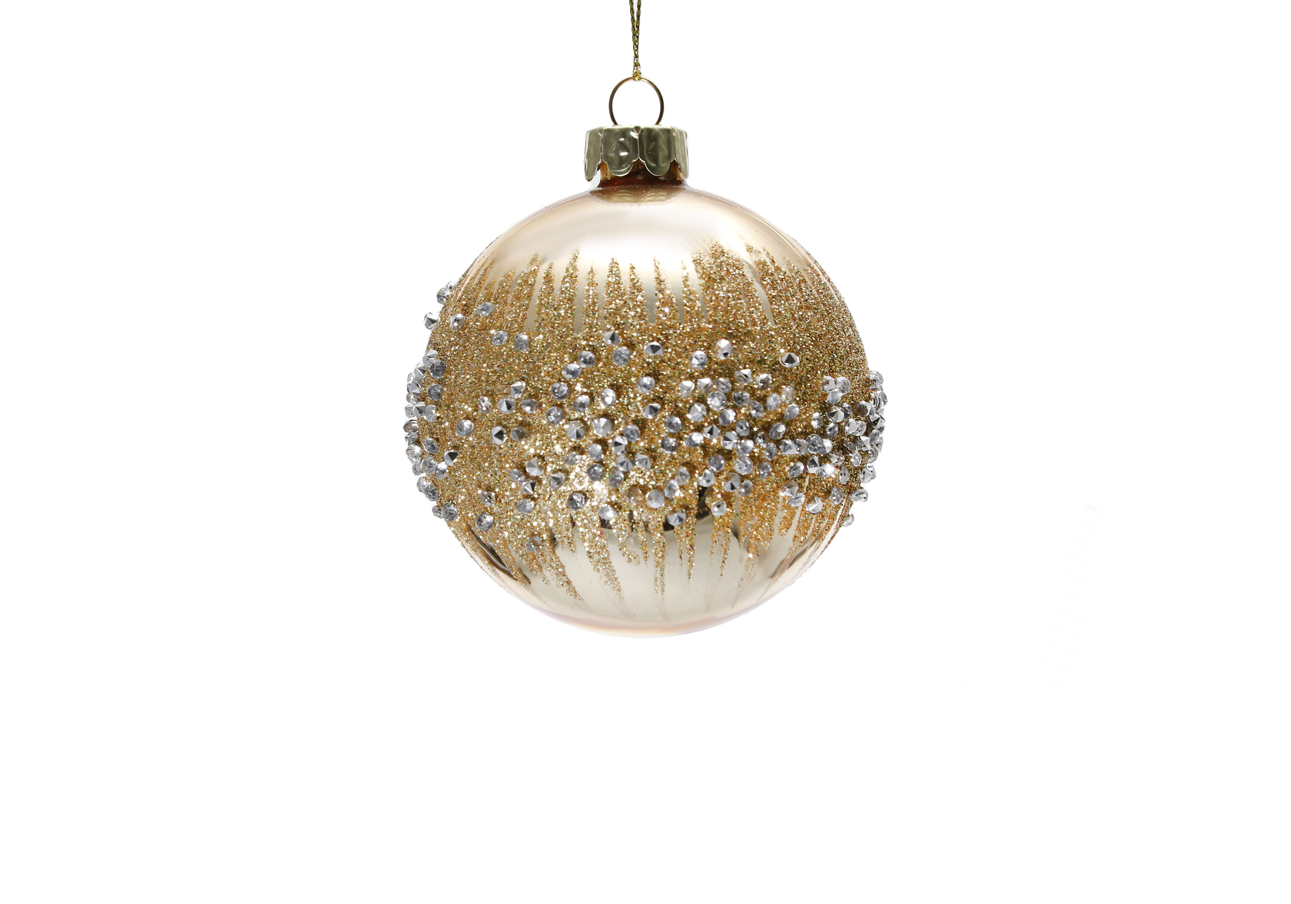 [DF] 글리터 데코 볼 - 골드