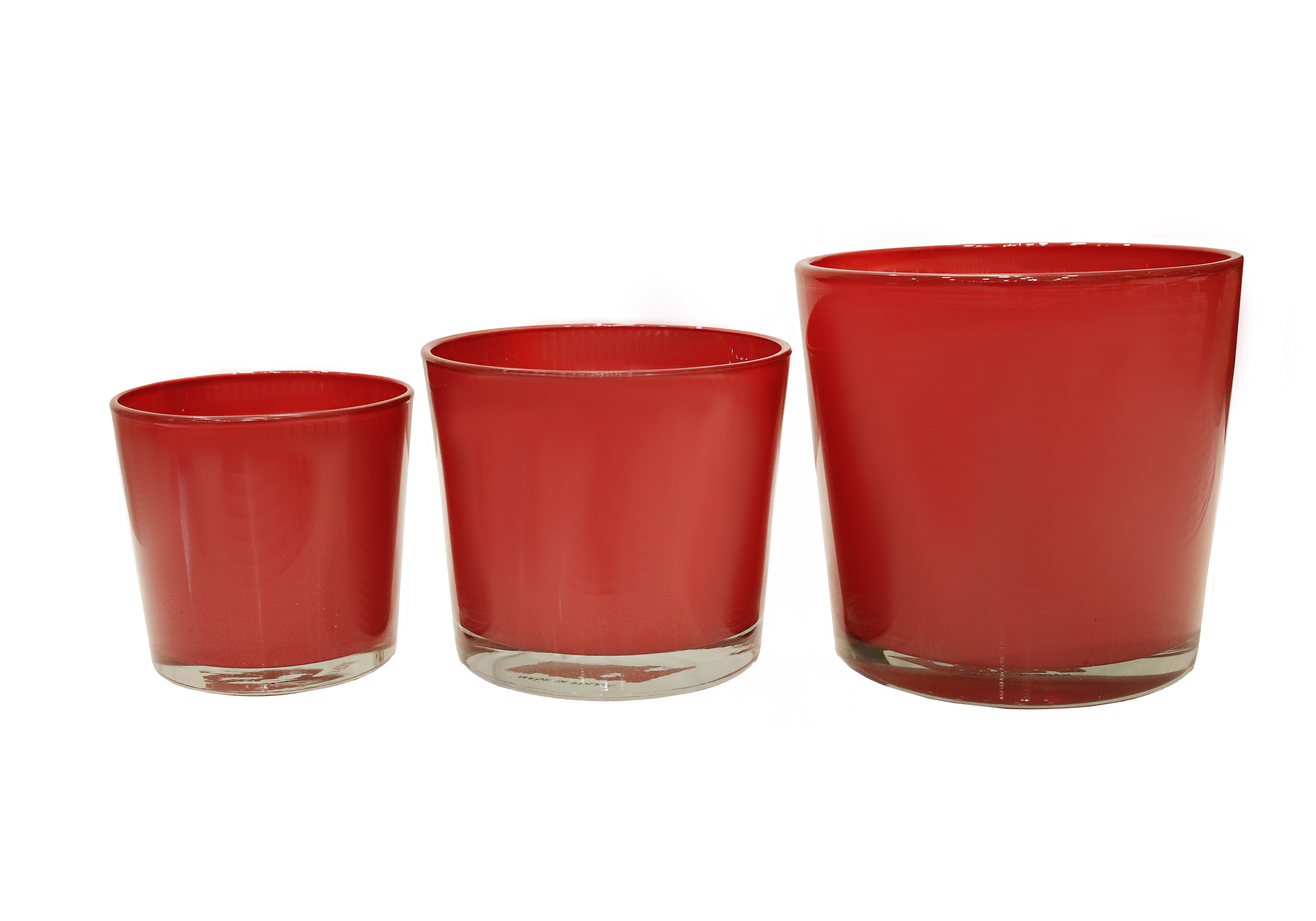 [HK] Conner Regular Planter Glass - BORDEAUX RED