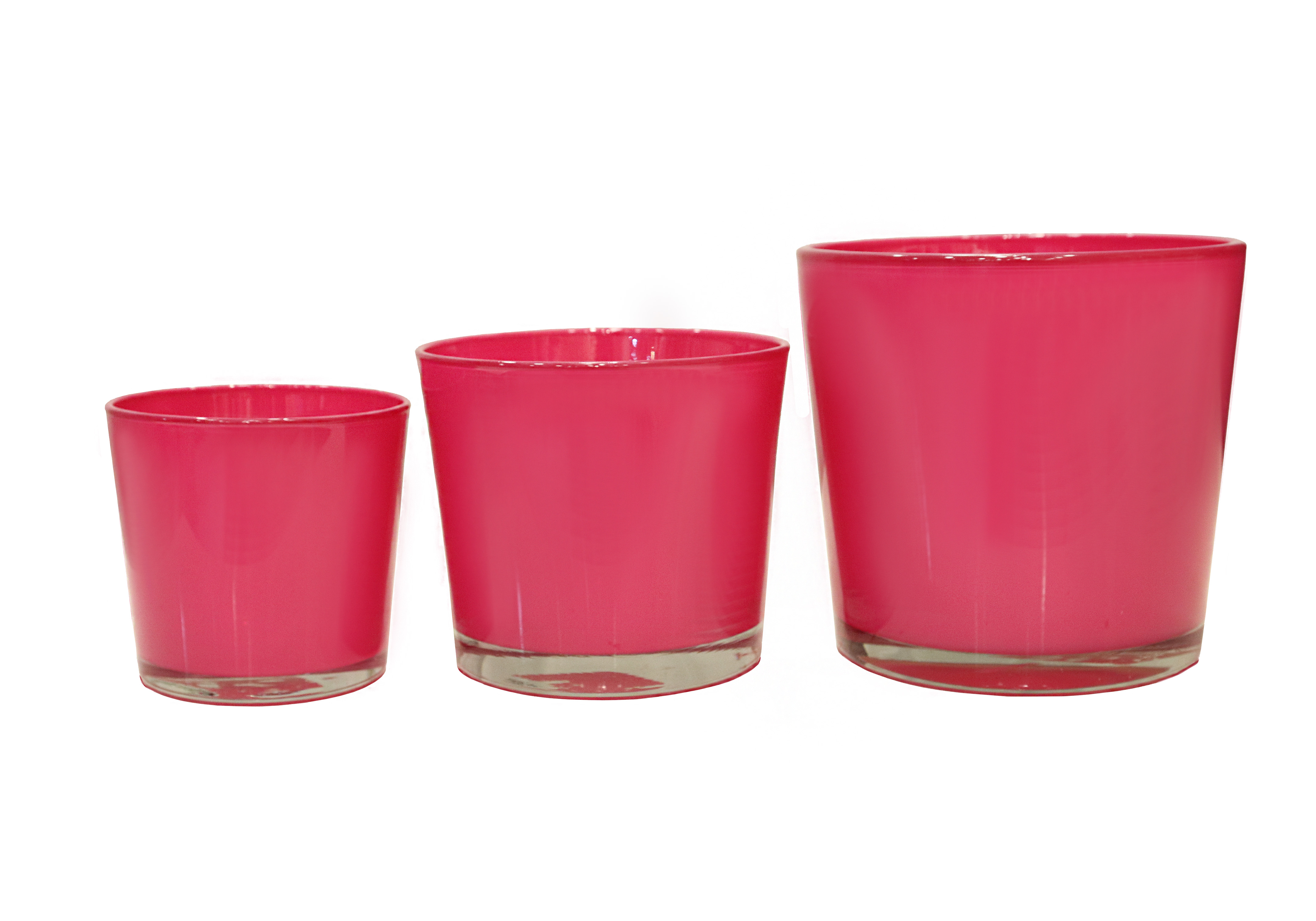 [HK] Conner Regular Planter Glass - MAGENTA PINK